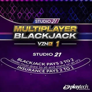 Studio 21 VZN Blackjack 1 - Playtech